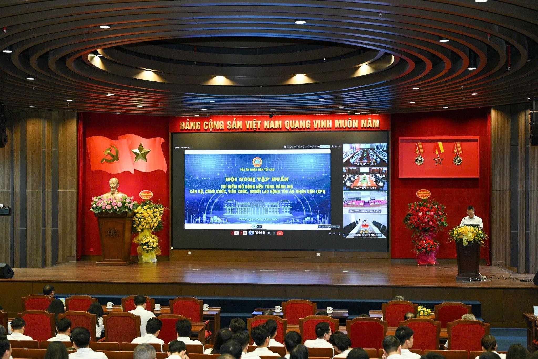 Hội Nghị Tập Huấn Và Triển Khai Thí điểm Mở Rộng Nền Tảng đánh Giá Cán Bộ, Công Chức, Viên Chức, Người Lao động Tòa án Nhân Dân 1789369891