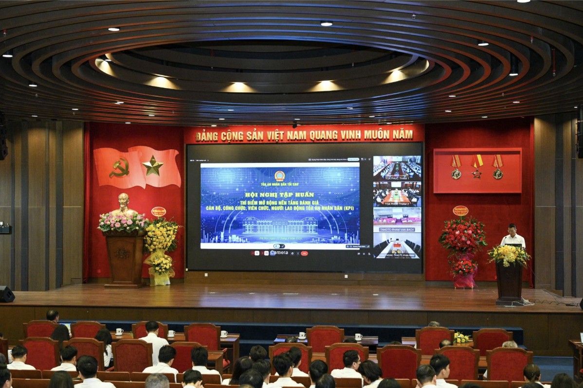 Hội Nghị Tập Huấn Và Triển Khai Thí điểm Mở Rộng Nền Tảng đánh Giá Cán Bộ, Công Chức, Viên Chức, Người Lao động Tòa án Nhân Dân 1790562026
